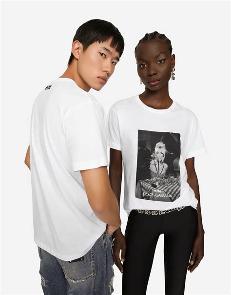 dolce gabbana kim t-shirt|dolce and gabbana graphic tees.